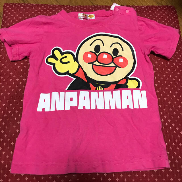 アンパンマン(アンパンマン)のアンパンマン半袖Tシャツ　95サイズ　ピンク　 キッズ/ベビー/マタニティのキッズ服女の子用(90cm~)(Tシャツ/カットソー)の商品写真