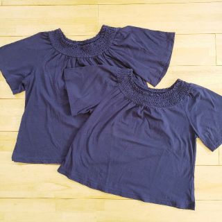 ユニクロ(UNIQLO)のUNIQLO　Tシャツ　2枚セット(130cm&150cm)(Tシャツ/カットソー)