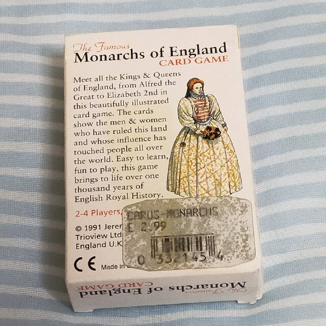 カードゲーム　イギリス王室　Monarchs of England エンタメ/ホビーのコレクション(その他)の商品写真