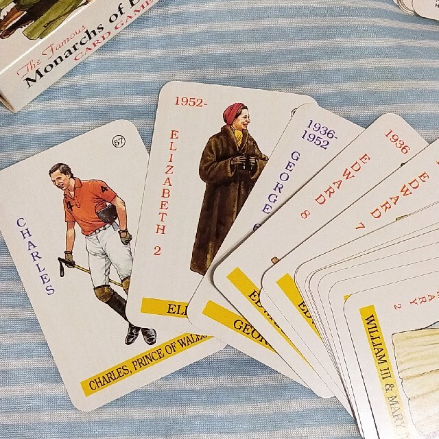カードゲーム　イギリス王室　Monarchs of England エンタメ/ホビーのコレクション(その他)の商品写真