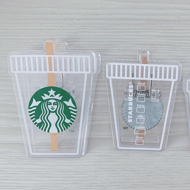 Starbucks Coffee(スターバックスコーヒー)のスターバックス　クリップセット ハンドメイドの文具/ステーショナリー(その他)の商品写真