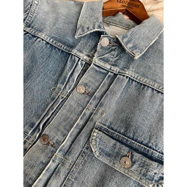 Levi's(リーバイス)の希少 1940's Levi's 506XX 1st 針刺し メンズのジャケット/アウター(Gジャン/デニムジャケット)の商品写真