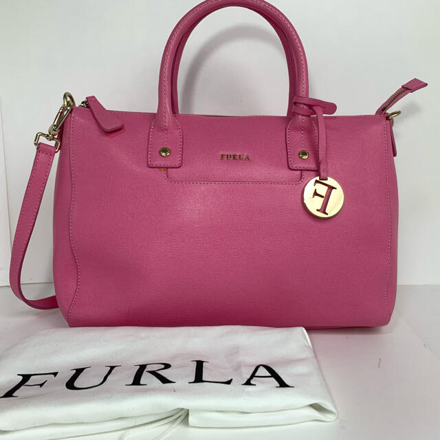 レザーサイズ良品★フルラ FURLA レザー 2way ショルダーバッグ トートバッグ