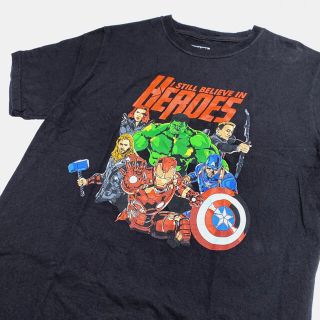 メンズ　レディース　アベンジャーズ　マーベル　marvel Tシャツ　デカロゴ(Tシャツ/カットソー(半袖/袖なし))