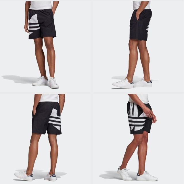 adidas(アディダス)の新品 M adidas orignals  ハーフパンツ トレフォイル 黒 メンズのパンツ(ショートパンツ)の商品写真