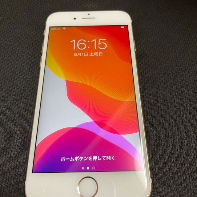 【美品】iPhone 6s Gold 64 GB SIMフリー バッテリー新品