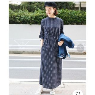 イエナ(IENA)のIENA ドットボウタイワンピース◆ ¥24,200(ロングワンピース/マキシワンピース)