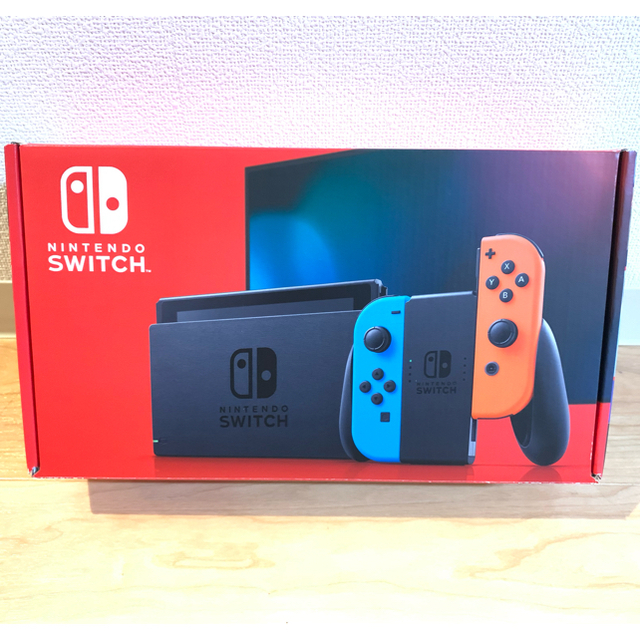 Nintendo Switch ネオンブルー/(R) ネオ　新型　本体