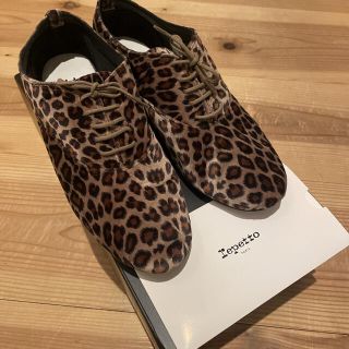 レペット(repetto)の【美品】レペット　repetto レースアップシューズzizi 　サイズ39(バレエシューズ)