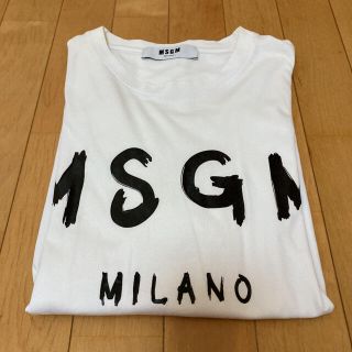 エムエスジイエム(MSGM)のMSGM ホワイトロゴTシャツ(Tシャツ/カットソー(半袖/袖なし))