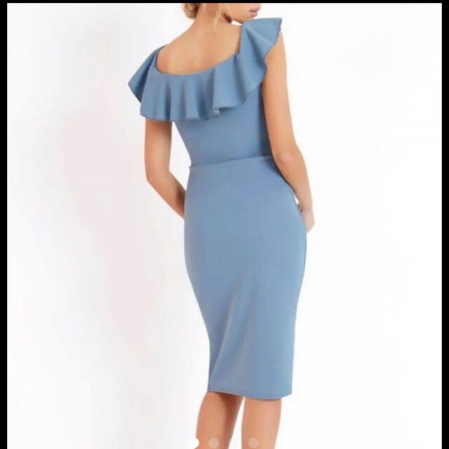 Lipsy(リプシー)のLipsy フリルタイトドレス レディースのフォーマル/ドレス(ミディアムドレス)の商品写真