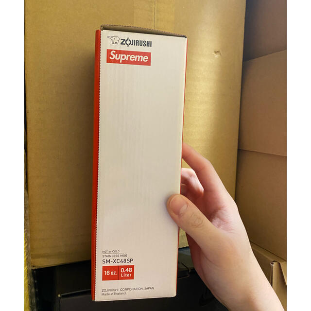 Supreme - Supreme Zojirushi Steel Mug Red 象印 水筒の通販 by