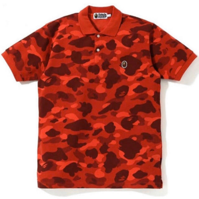 BAPE COLOR CAMO ONE POINT POLO