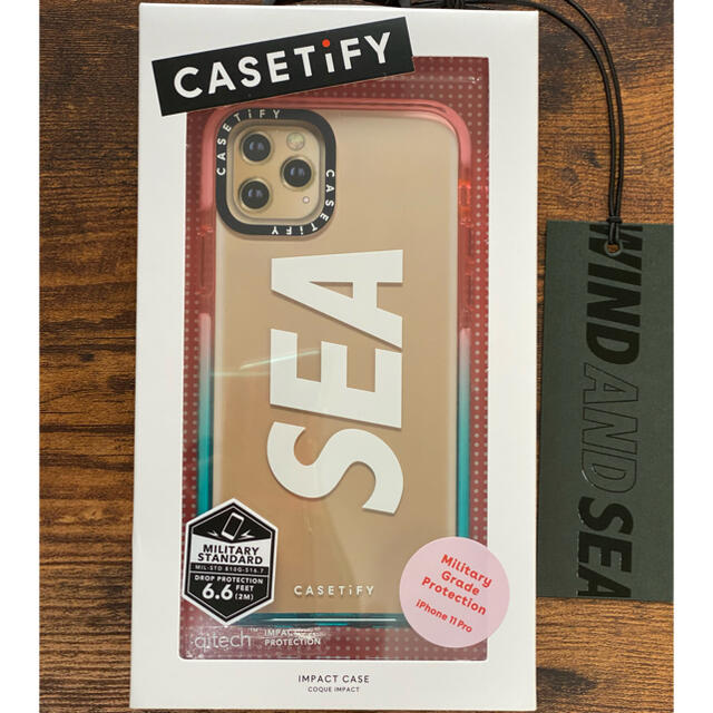 SEA(シー)のCASETIFY × WIND AND SEA iPhone11 pro ケース スマホ/家電/カメラのスマホアクセサリー(iPhoneケース)の商品写真