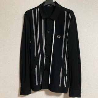 フレッドペリー(FRED PERRY)の最終値下げ　フレッドペリー　ストライプ　ニットカーディガン(カーディガン)