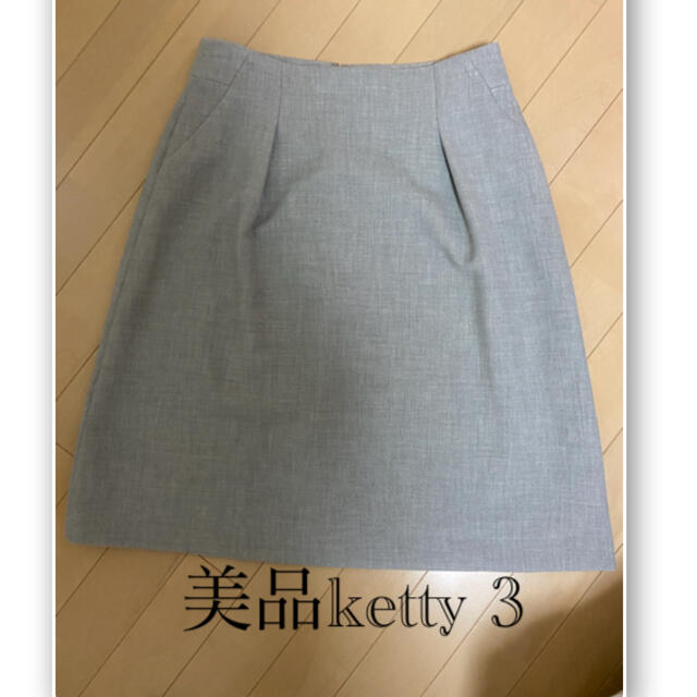 ketty(ケティ)の美品ketty 3 （L）サイズ相当  レディースのスカート(ひざ丈スカート)の商品写真