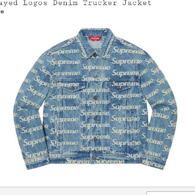 特価ブランド Supreme - Supreme/Frayed Logos Denim Trucker JKT Gジャン/デニムジャケット