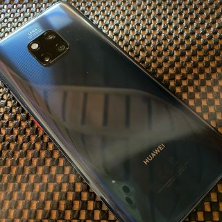 ファーウェイ(HUAWEI)のMate20Pro ミッドナイトブルー SIMフリー おまけ多数(スマートフォン本体)