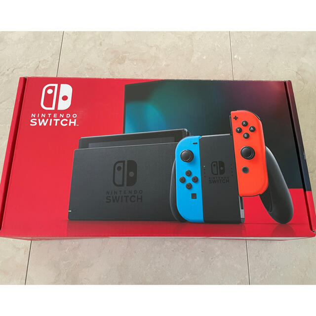 Nintendo Switch - 中古美品 Nintendo Switch 本体　ネオンブルー/ネオンレッド