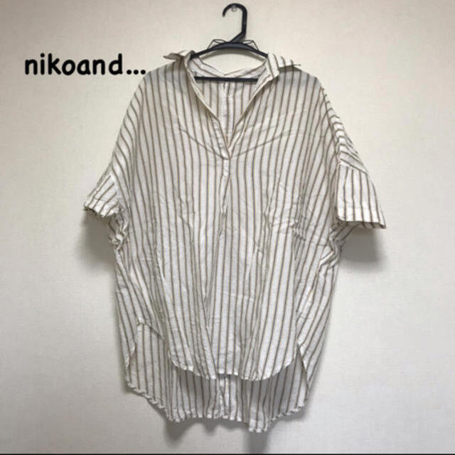 niko and...(ニコアンド)の後ろ開きビックシャツ メンズのトップス(シャツ)の商品写真