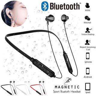 Bluetooth5.0　イヤホン　ワイヤレスイヤホン  iPhone　ブラック(ヘッドフォン/イヤフォン)