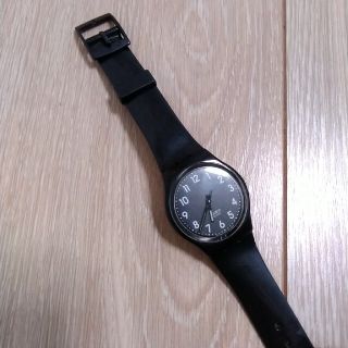 スウォッチ(swatch)のswatch 黒(腕時計)