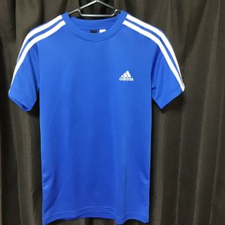 アディダス(adidas)のアディダス　Tシャツ　ブルー　150cm(Tシャツ/カットソー)