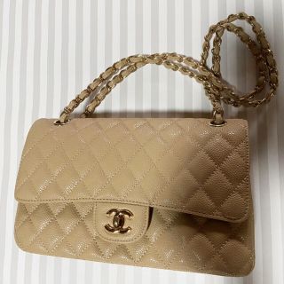 シャネル(CHANEL)の本革キャビアスキン　クラッシックフラップバッグ(ショルダーバッグ)