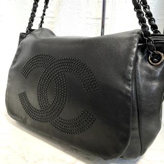 シャネル(CHANEL)のCHANEL チェーンバッグ スタッズ ココマーク(ショルダーバッグ)