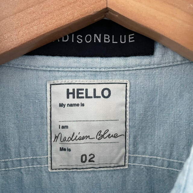 MADISONBLUE HAMPTON ハンプトン　シャンブレー　シャツ