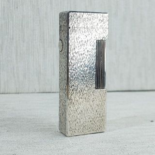 ダンヒル(Dunhill)のダンヒル 10 ライター 彫り柄シルバー ローラガス ダンヒルライター(タバコグッズ)