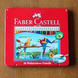 ドイツ  ファーバーカステル 水彩色鉛筆 24色 (色鉛筆)