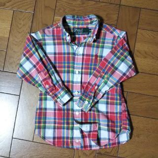 ポロラルフローレン(POLO RALPH LAUREN)のポロ ラルフローレン 100cm シャツ チェック ボタンダウンシャツ(ブラウス)