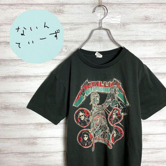 【入手困難】90s メタリカ　　両面プリント　ブラック　バンドTシャツ　バンティ メンズのトップス(Tシャツ/カットソー(半袖/袖なし))の商品写真