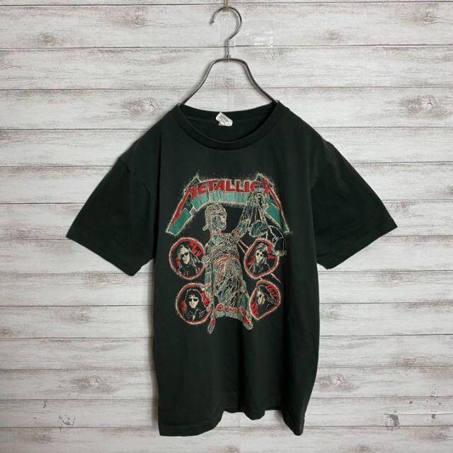 【入手困難】90s メタリカ　　両面プリント　ブラック　バンドTシャツ　バンティ メンズのトップス(Tシャツ/カットソー(半袖/袖なし))の商品写真