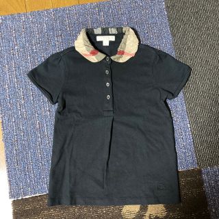 バーバリー(BURBERRY)の❗️値下げ❗️バーバリー　116 6Ｙ　ポロシャツ　ノバチェック(Tシャツ/カットソー)