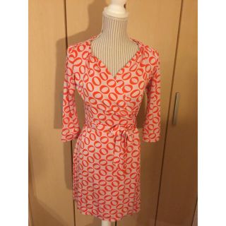 ダイアンフォンファステンバーグ(DIANE von FURSTENBERG)のお値下げ♡DFV ラップワンピース (ひざ丈ワンピース)