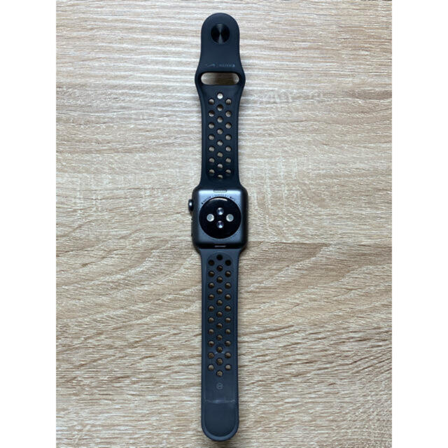 Apple Watch(アップルウォッチ)の【美品】Apple Watch series3 38mm NIKEモデル　値下げ メンズの時計(腕時計(デジタル))の商品写真