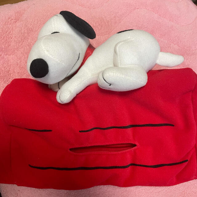 SNOOPY(スヌーピー)のスヌーピー  ティッシュボックス インテリア/住まい/日用品のインテリア小物(ティッシュボックス)の商品写真