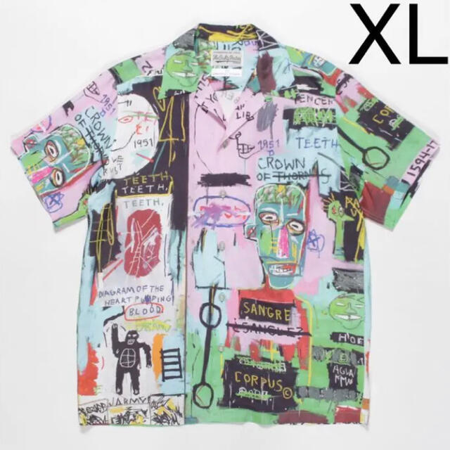 希少 XL wackomaria basquiat バスキア アロハシャツ ① 愛用 18130円