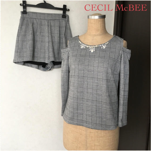 CECIL McBEE(セシルマクビー)のセシルマクビー♡グレンチェックのセットアップ♡ レディースのレディース その他(セット/コーデ)の商品写真