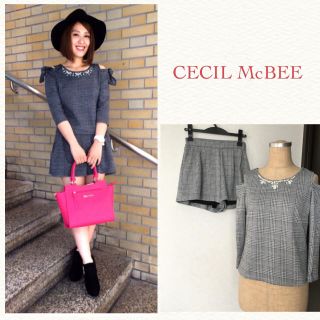 セシルマクビー(CECIL McBEE)のセシルマクビー♡グレンチェックのセットアップ♡(セット/コーデ)