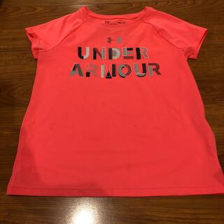 アンダーアーマー(UNDER ARMOUR)のアンダーアーマー　キッズTシャツ　ピンク　YSM(Tシャツ/カットソー)