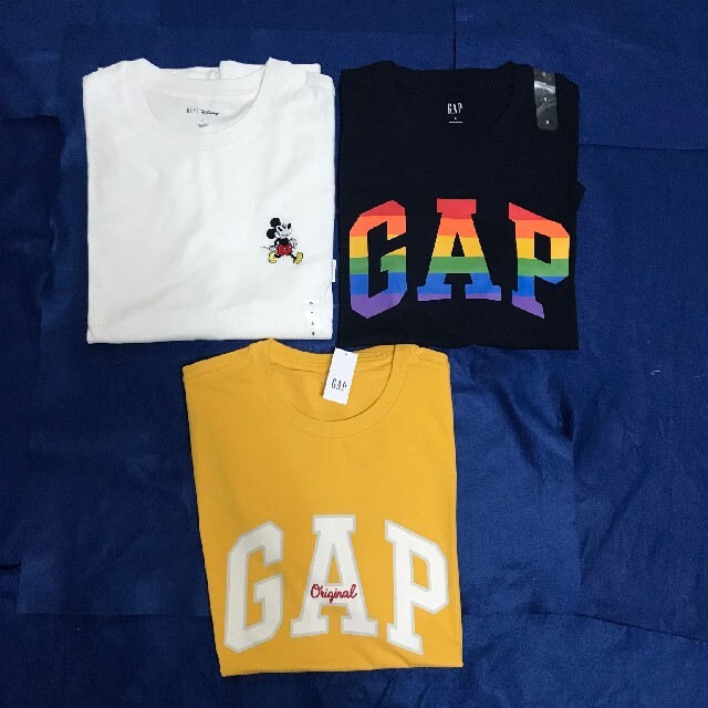 GAP(ギャップ)の【新品未使用タグ付き正規品 10枚セット】GAP　Tシャツ メンズのトップス(Tシャツ/カットソー(半袖/袖なし))の商品写真