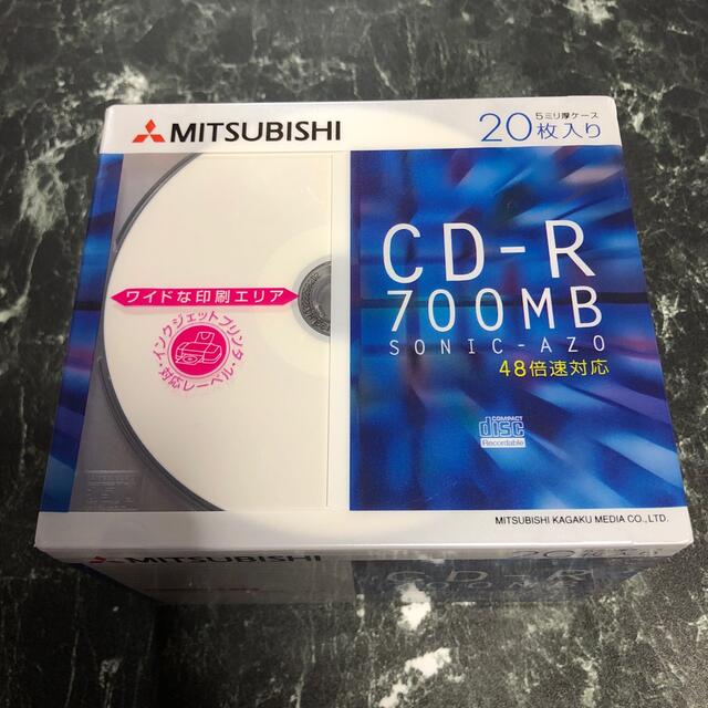 三菱(ミツビシ)のMITSUBISHI CD-R 700MB スマホ/家電/カメラのPC/タブレット(PC周辺機器)の商品写真