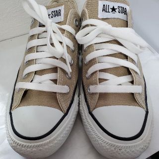 コンバース(CONVERSE)のコンバース　ローカットスニーカー　ベージュ　サイズ5(24センチ)(スニーカー)