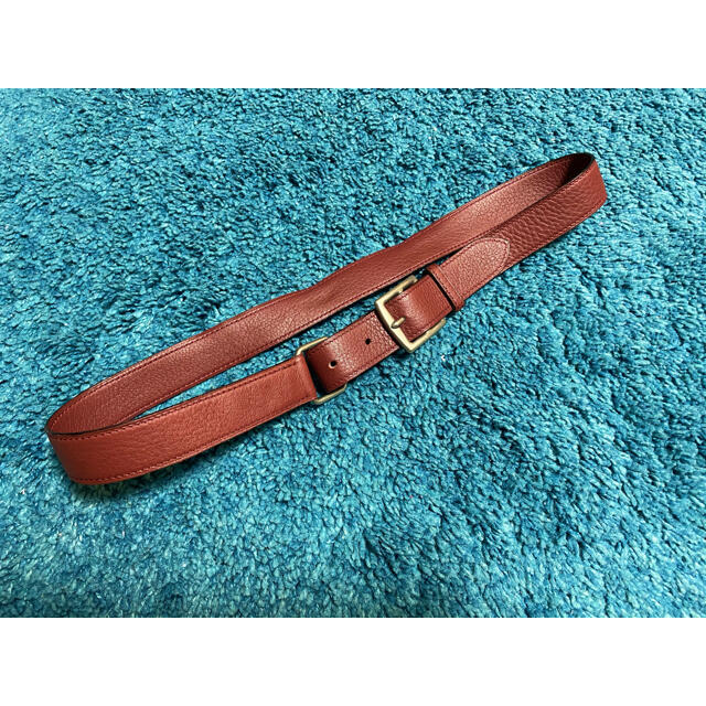 日本公式オンライン Hermès by martin margiela レザーベルト ボルドー