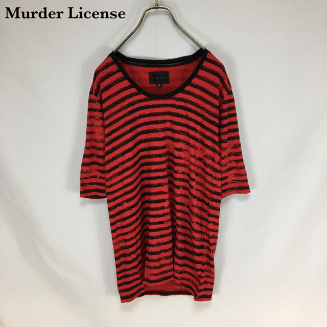 Murder License(マーダーライセンス)のMurder Licenseマーダーライセンス　Tシャツ　半袖メンズカットソー メンズのトップス(Tシャツ/カットソー(半袖/袖なし))の商品写真