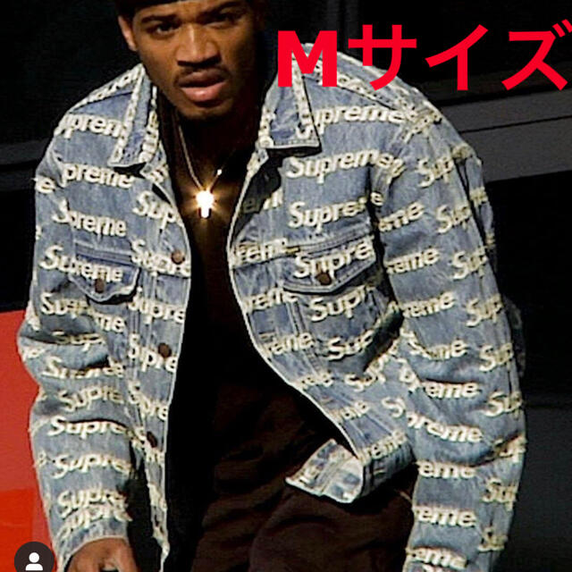 本物新品保証】 frayed 【Mサイズ】supreme - Supreme denim blue