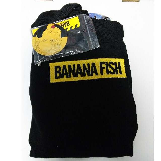 ★ BANANA FISH パーカー \u0026 ドット スカート セット 白 黒